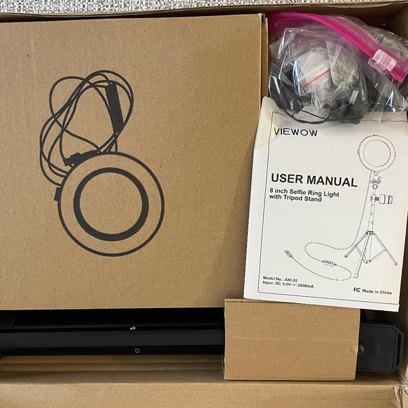 VIEWOW 8 inch Selfie Ring Light With Tripod Stand - Picture 3 of 4